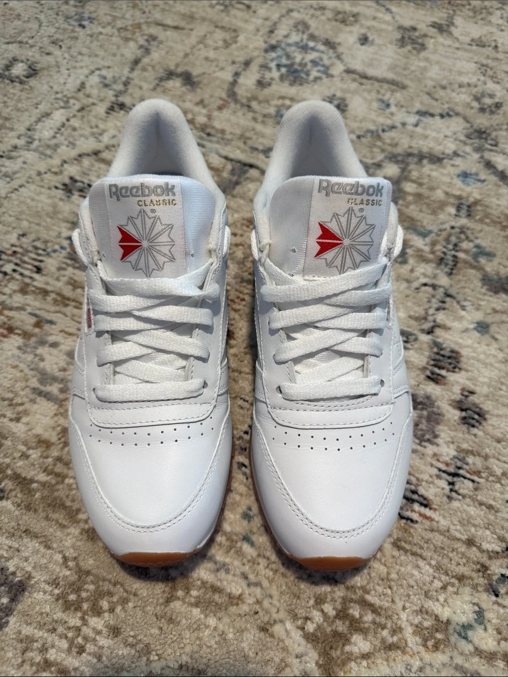 Reebok classic gum sole sneakers
